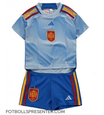 Spanien Bortatröja Barn VM 2022 Kortärmad (+ korta byxor)